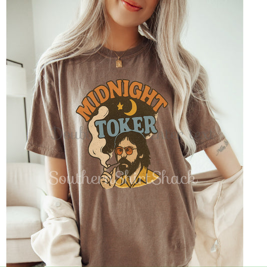 Midnight Toker Comfort Colors tee | Espresso