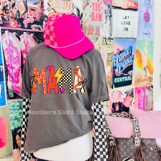 Groovy Mama Vibes | Pepper Comfort Colors Tee