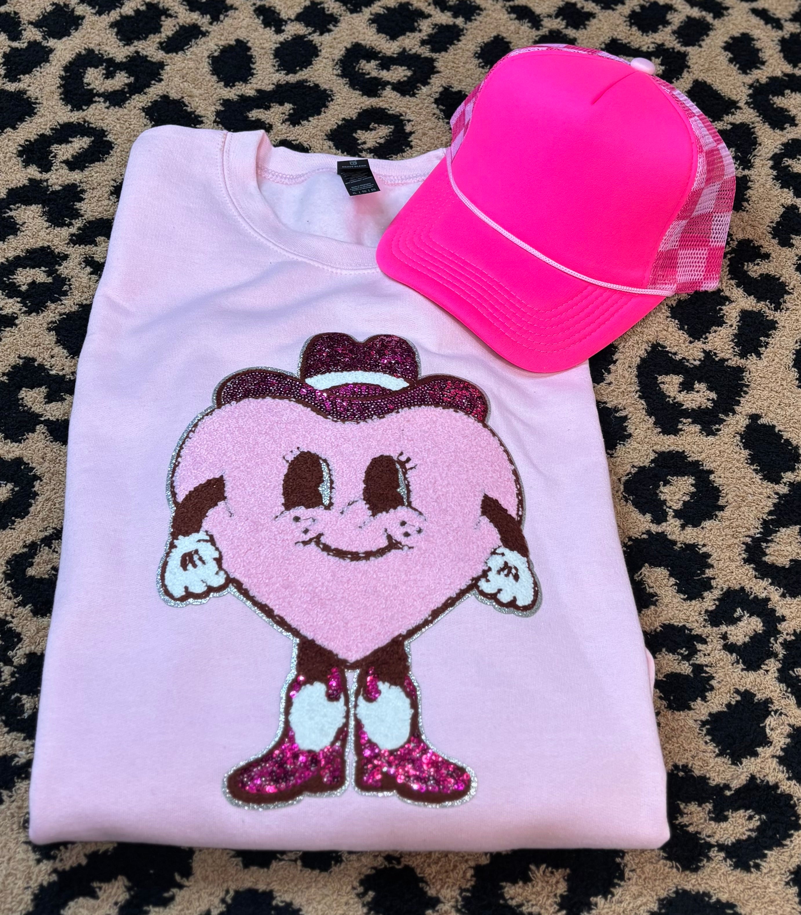 Howdy heart patch XL | READY TO SHIP – Southern Shirt Shack