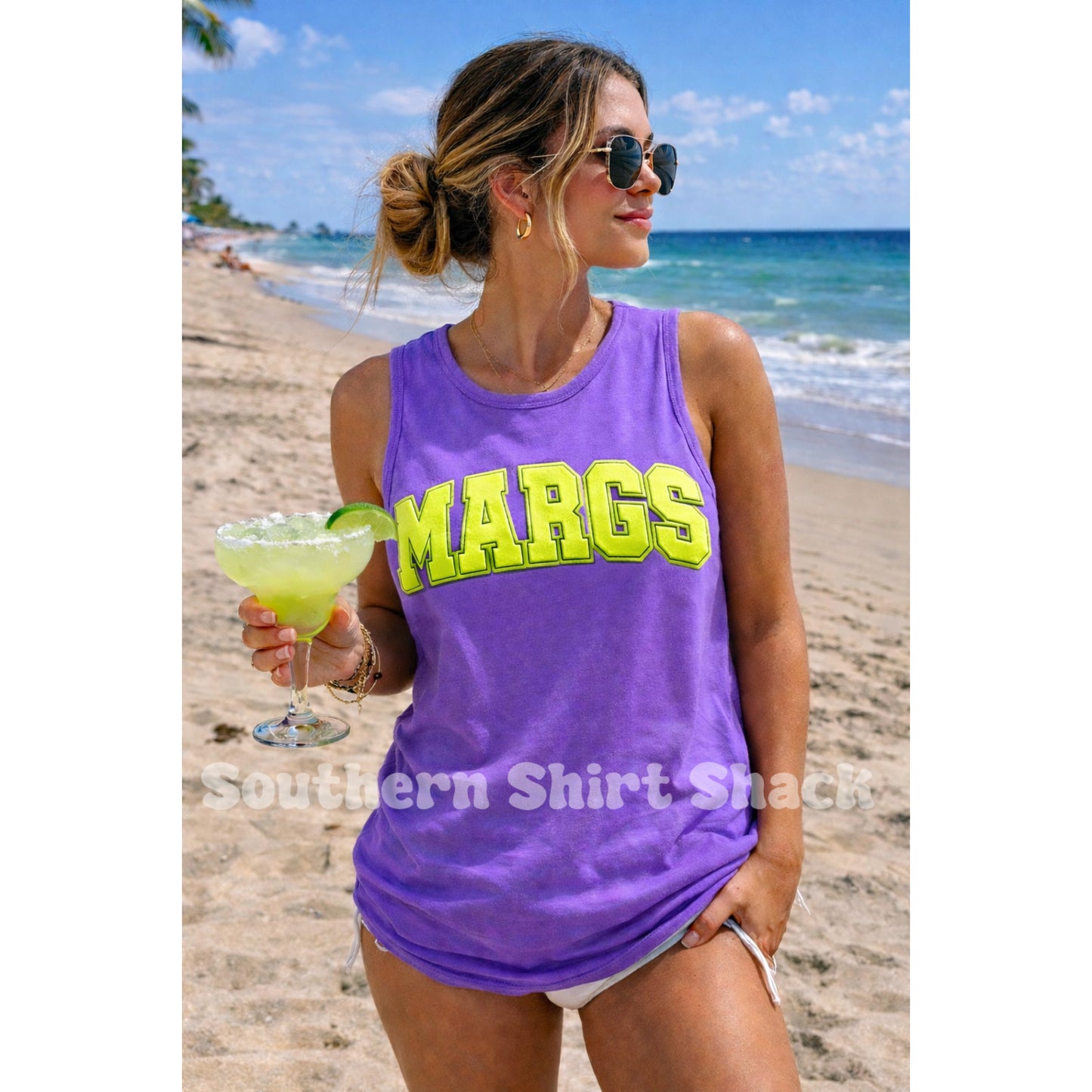 MARGS Puff ~ Comfort Colors  tank