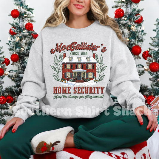 McCallister’s Home Security | Ash Gray Sweatshirt