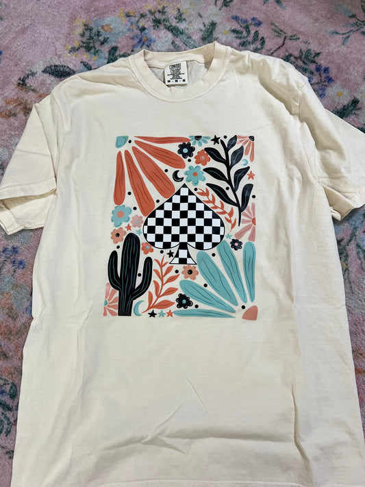 OOPSIE cactus spade  shirt | M | READY TO SHIP