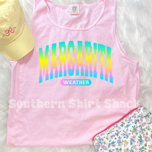 Margarita Weather Comfort Colors tank | Blossom