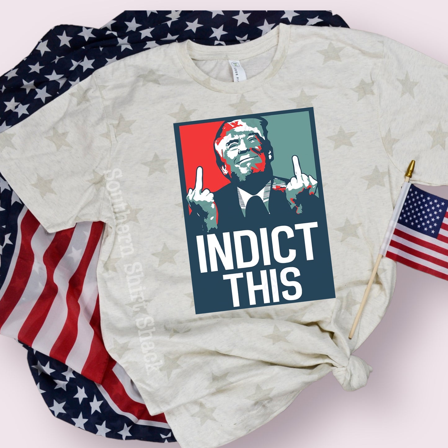 Indict This star tee