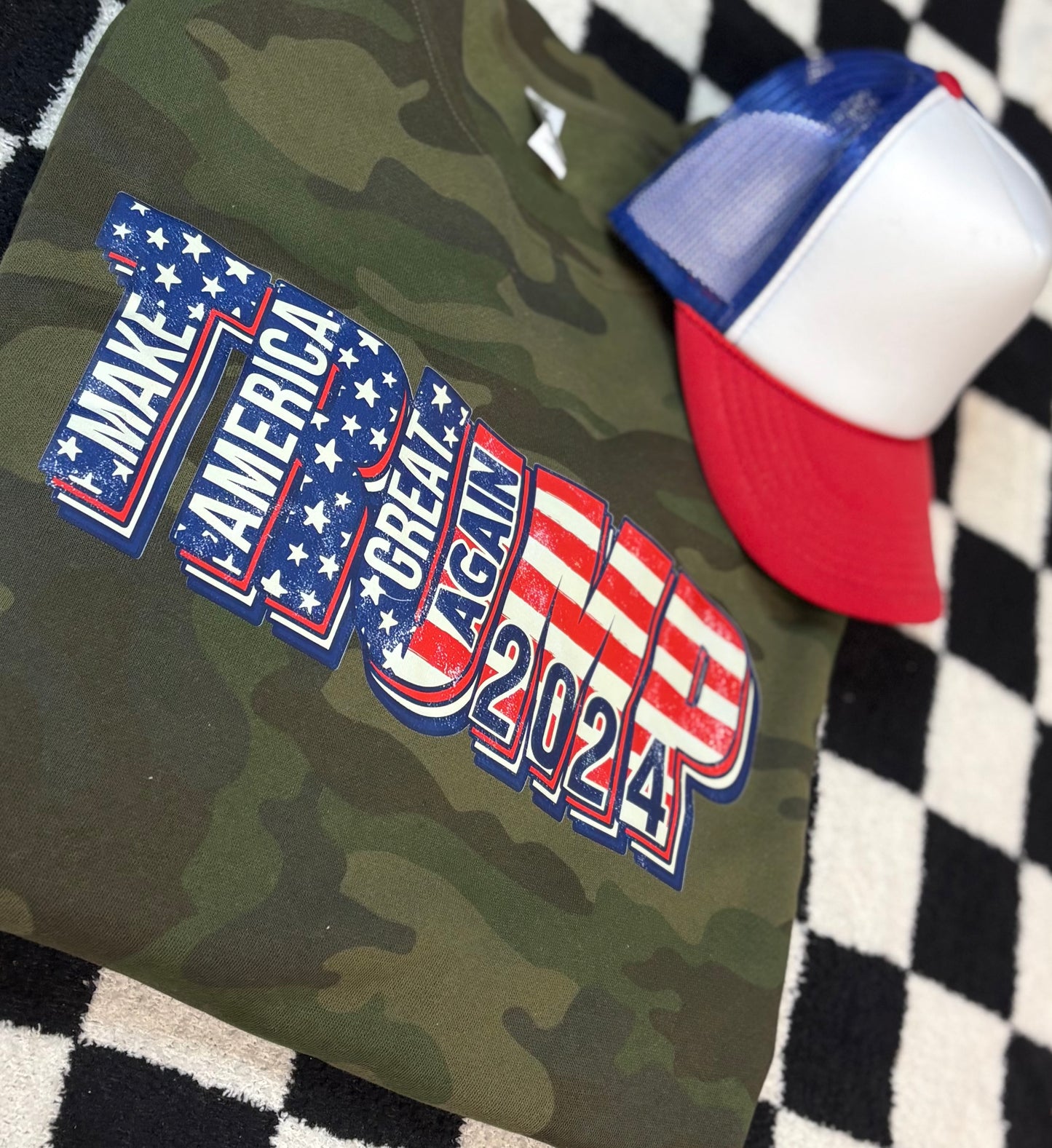 Camo Trump 2024 2XL | READY TO SHIP