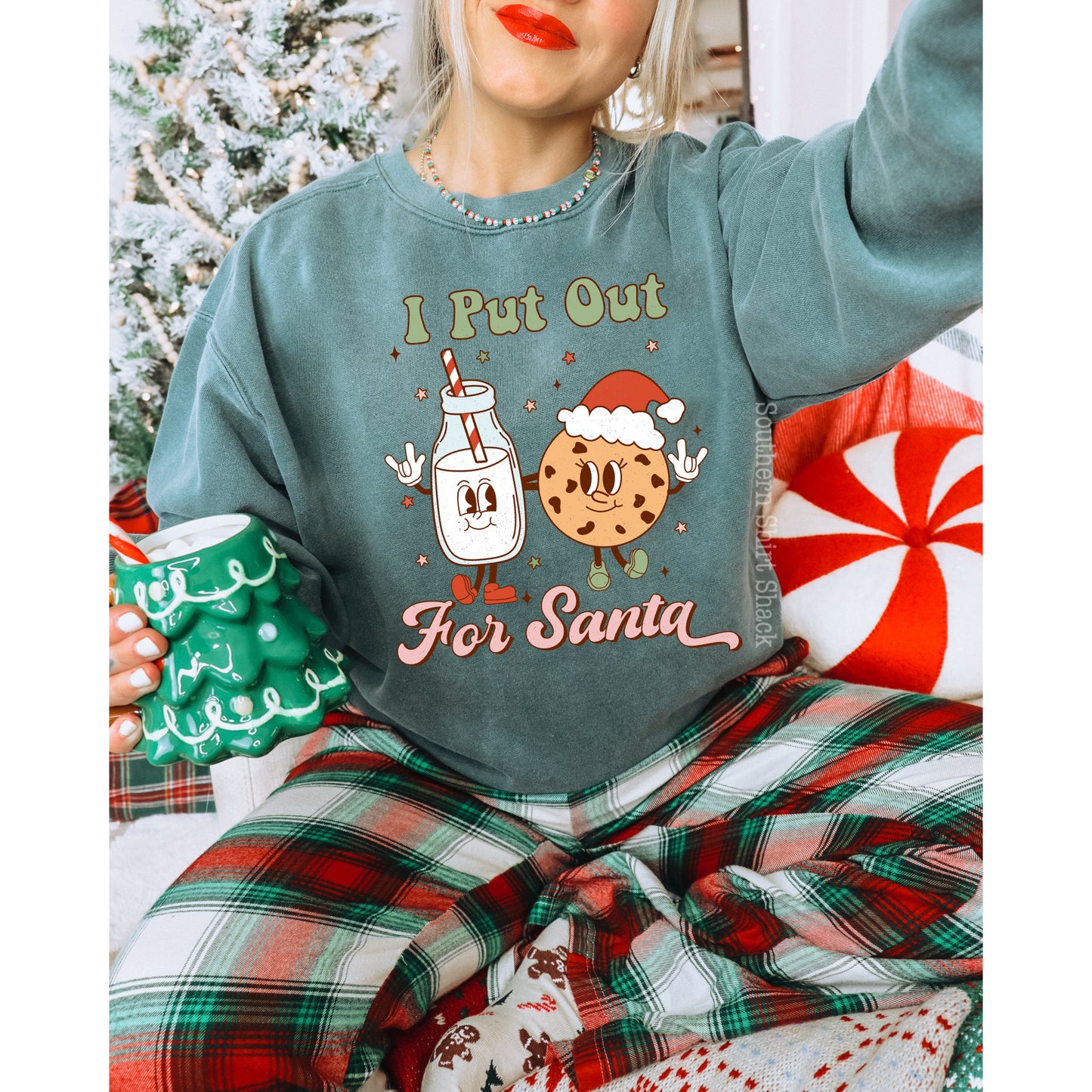 I Put Out for Santa | Blue Spruce CC Sweatshirt