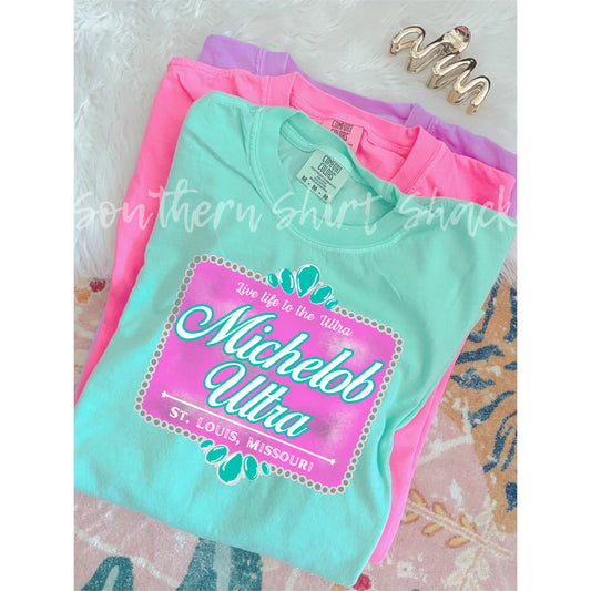 Mich Ultra Comfort Colors tee | Island Reef