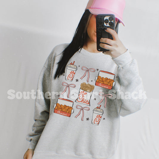 Coquette CFA Sweatshirt | Ash gray