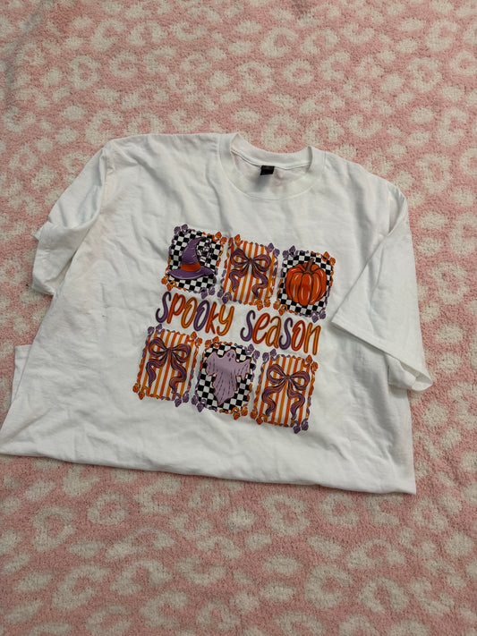 Halloween Bows T shirt | xl | READY TO SHIP