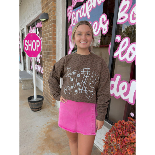 Cozy Leopard Sweatshirt