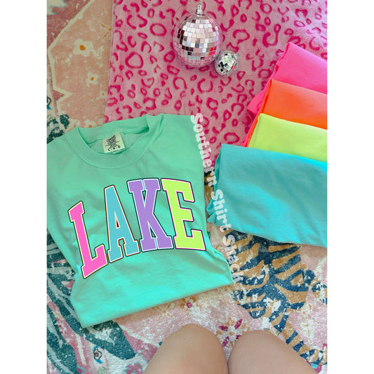 Varsity Lake Comfort Colors tee | Island Reef