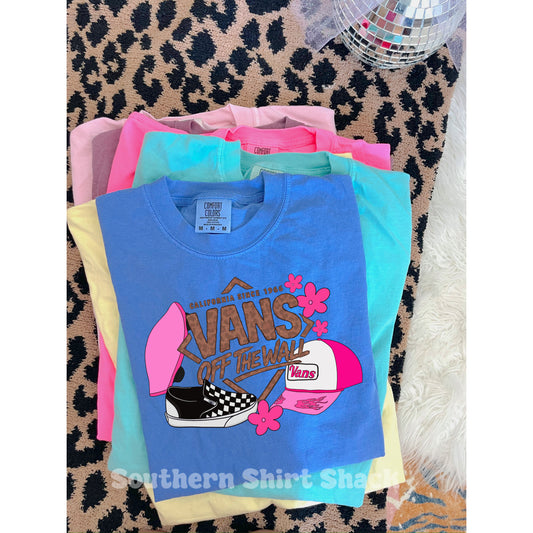 V@NS Comfort Colors tee | Flo blue