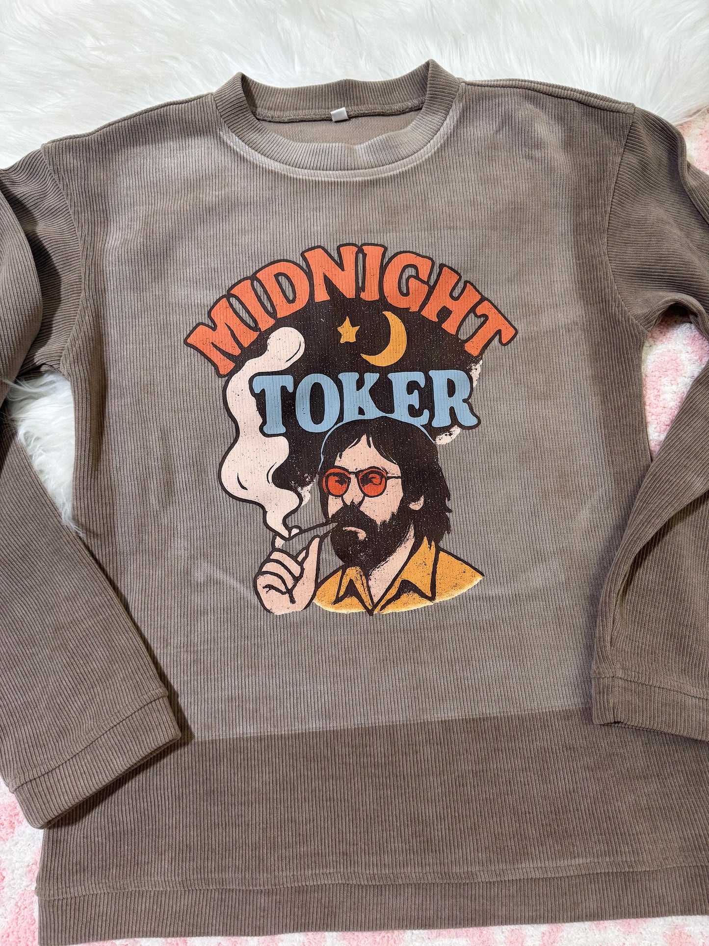 OOPSIE midnight toker corded sweater | M | READY TO SHIP
