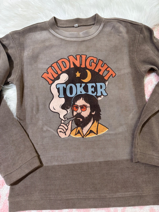 OOPSIE midnight toker corded sweater | M | READY TO SHIP