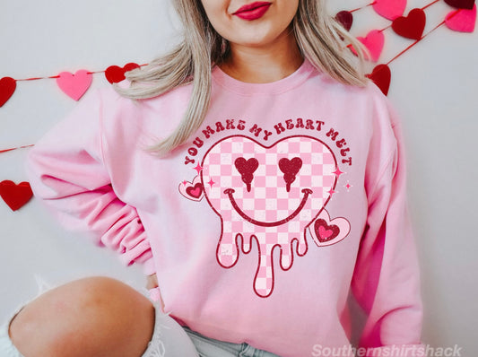 You make my heart melt Sweatshirt