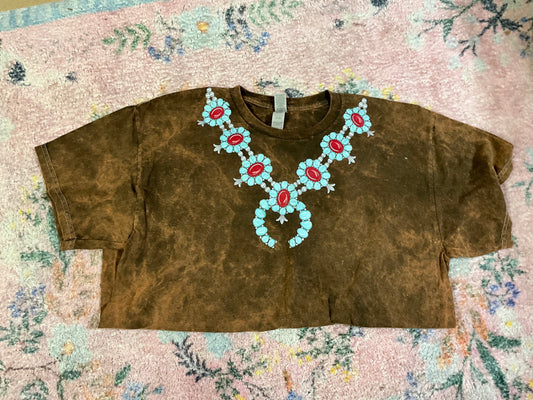 Oopsie faux necklace tee  | L | READY TO SHIP