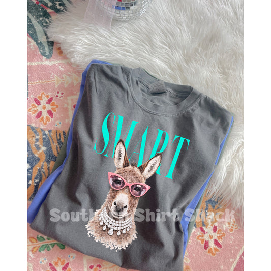 Smart Donkey | Pepper Comfort Colors Tee