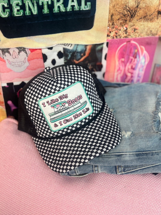 I like big boats Trucker Hat | READY TO SHIP