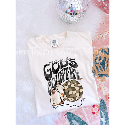 Get me to God’s Country Comfort Colors tee | Ivory