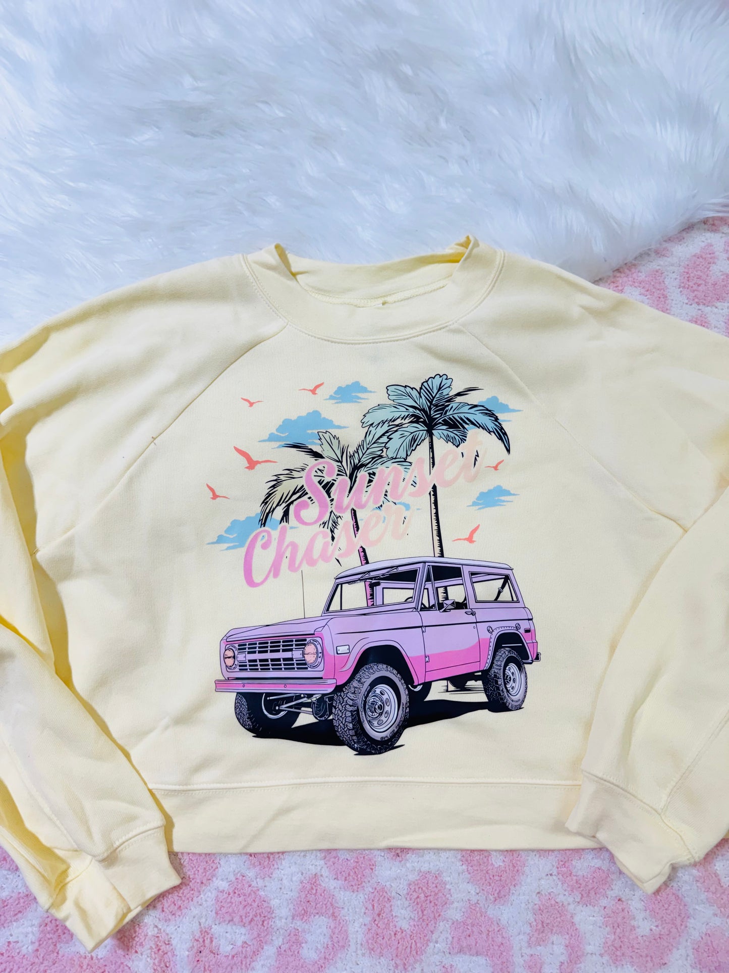 Sunset Chaser cropped pullover  | M | READY TO SHIP