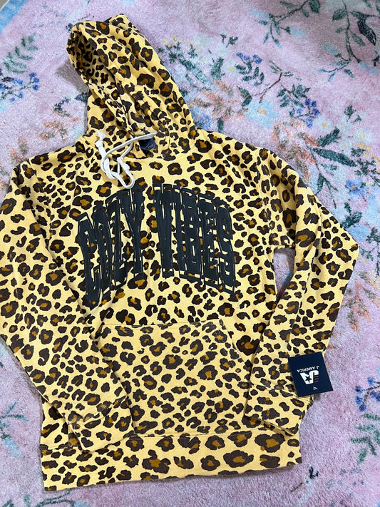 OOPSIE leopard hoodie cozy vibes  | M | READY TO SHIP