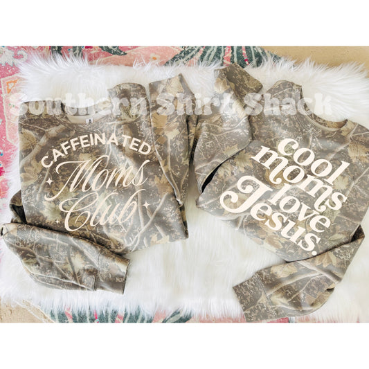 Trendy Mom Life  | Deadwood Camo Sweatshirt