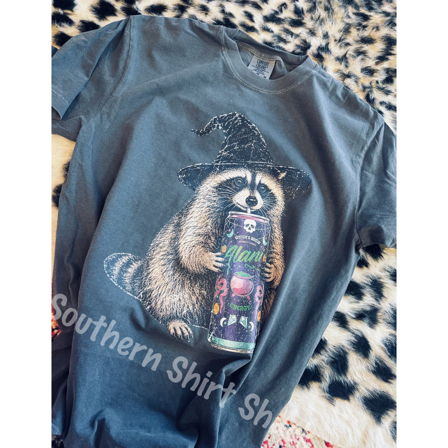 Raccoon Brew | Pepper Comfort Colors tee