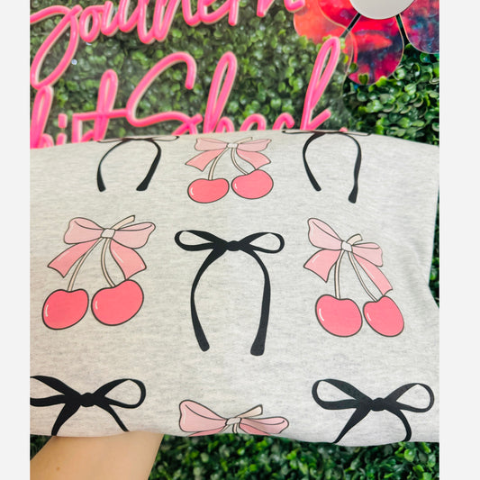 Cherries & Bows Sweatshirt