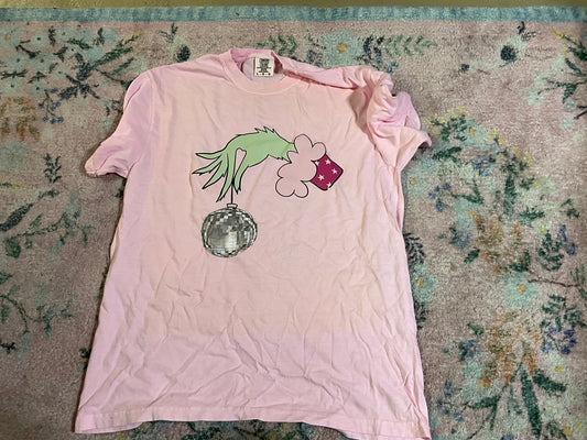 Oopsie green character ornament tee | L | READY TO SHIP