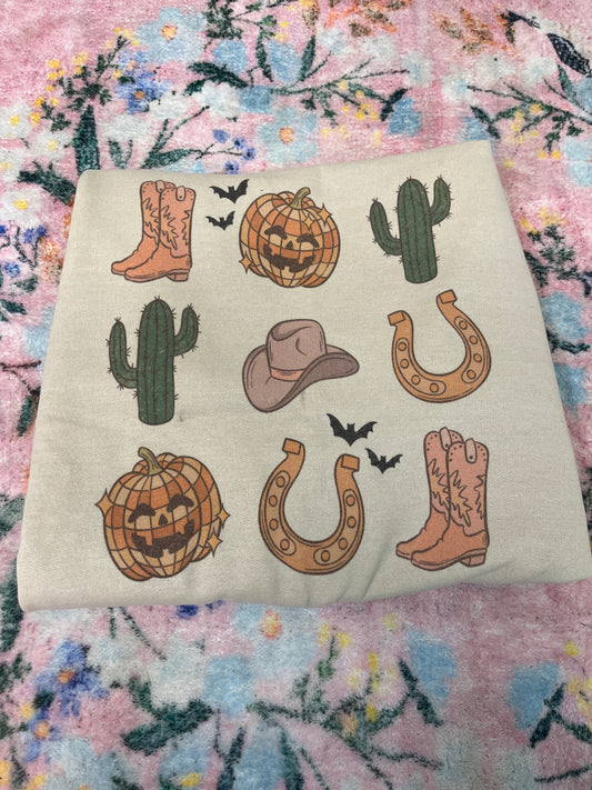 Oopsie spooky western sweatshirt size M | READY TO SHIP