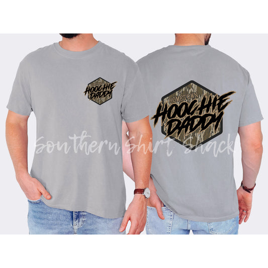 Hometown Hoochie Daddy Comfort Colors tee | Gray