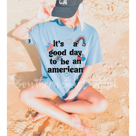 It’s a Good Day to be an American | Blue Jean CC tee