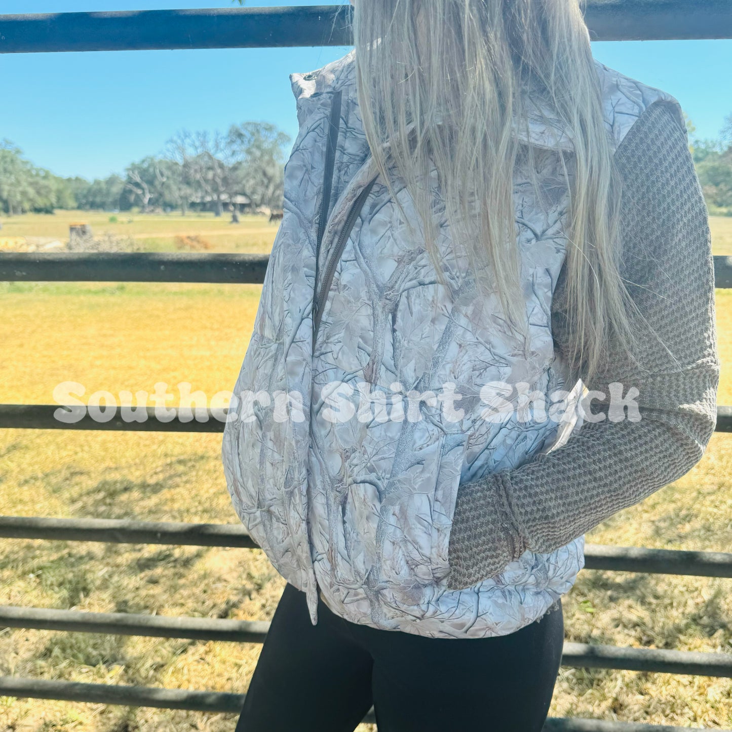 Icy Tree Camo Puffer Vest ***PRE-ORDER | SHIPS MID NOVEMBER