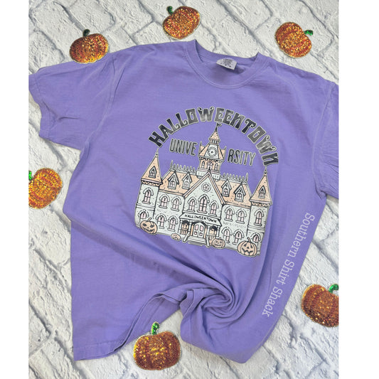 Halloweentown University School | Violet CC tee