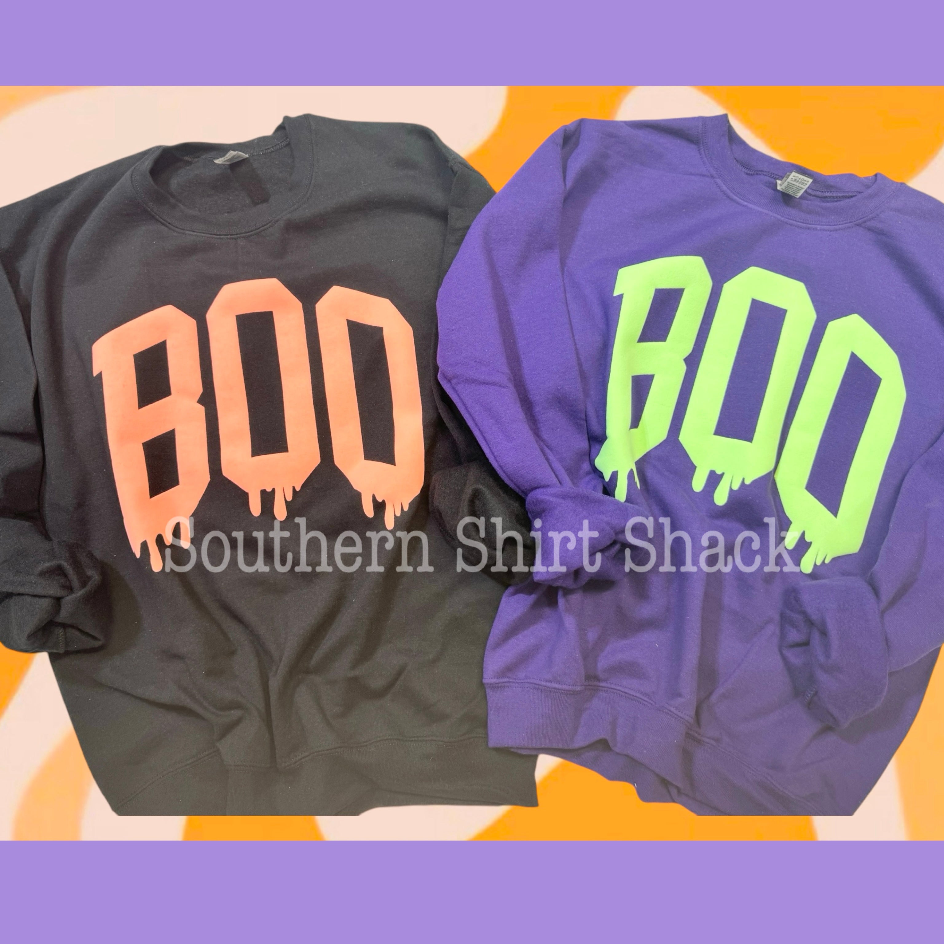 Drippy BOO puff sweatshirt – Southern Shirt Shack
