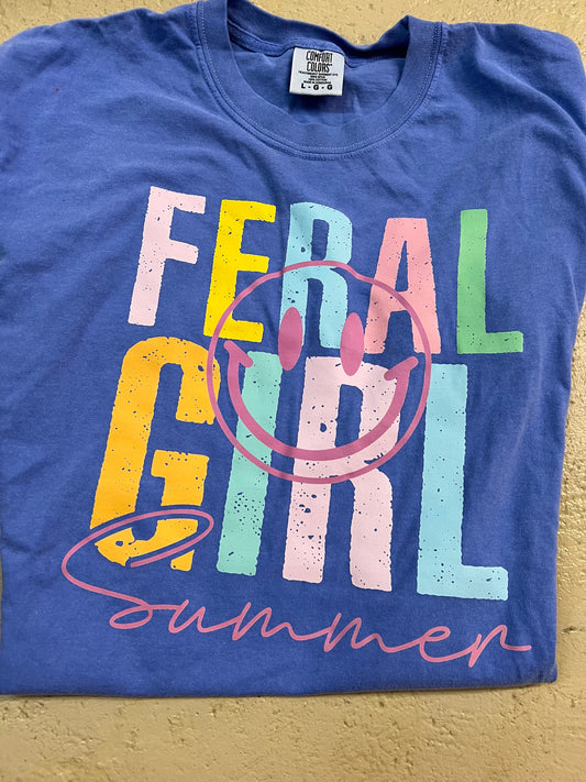 Feral girl summer cc tee - Large