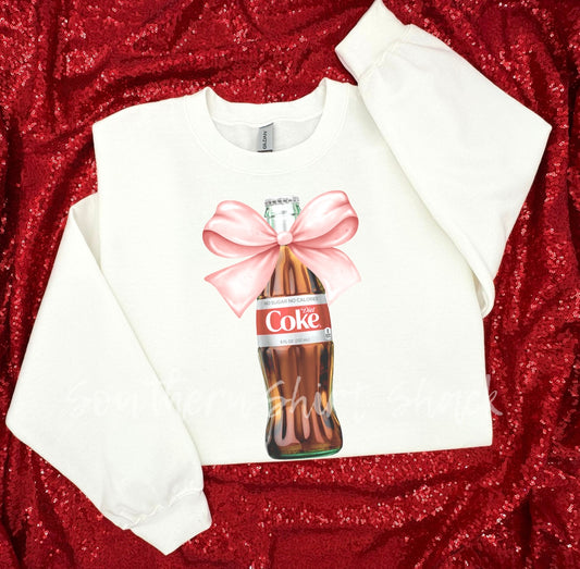 Coquette diet Cola Sweatshirt | White