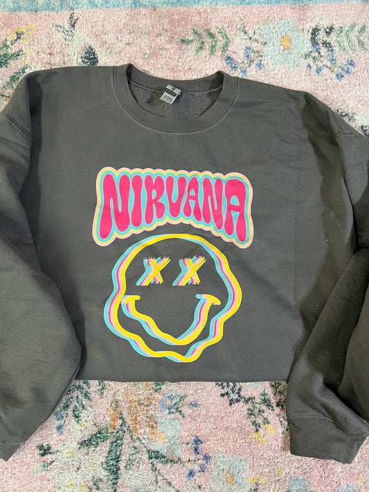 Oopsie nirvana sweatshirt  | xl | READY TO SHIP