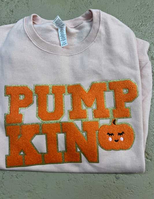Orange pumpkin patch sweatshirt - Medium