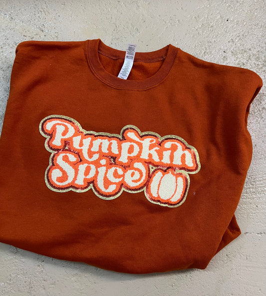 Pumpkin Spice patch sweatshirt - Medium
