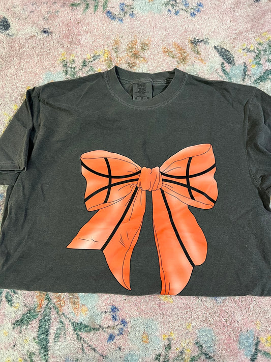 Basketball bow T shirt | m | READY TO SHIP