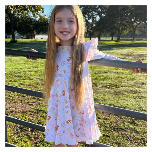 Grinchy Ruffle Dress | toddler size