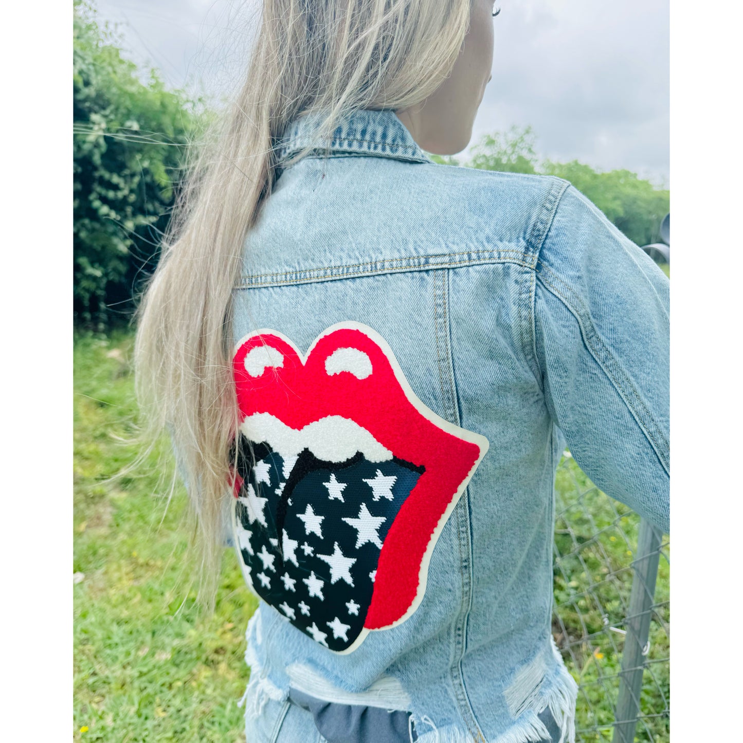 Star Spangled Denim Jacket | ready to ship