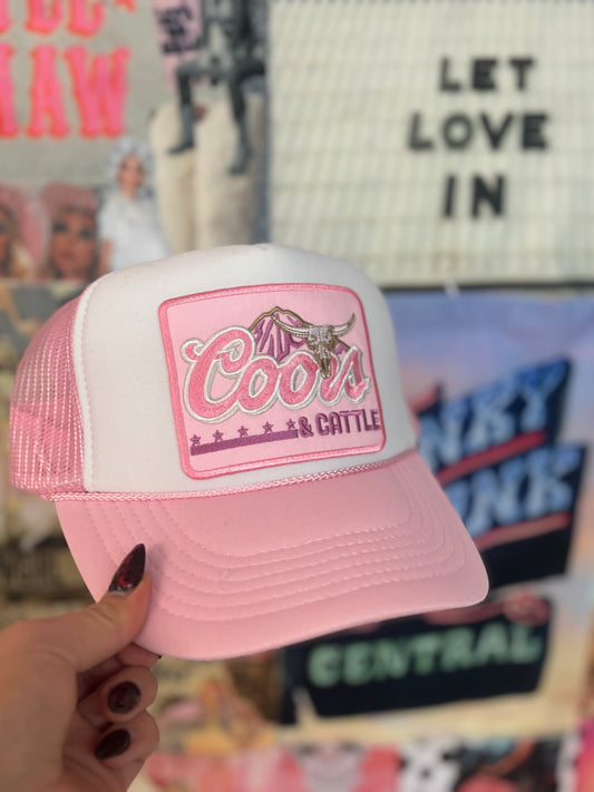 Beer & Cattle Trucker Hat | READY TO SHIP