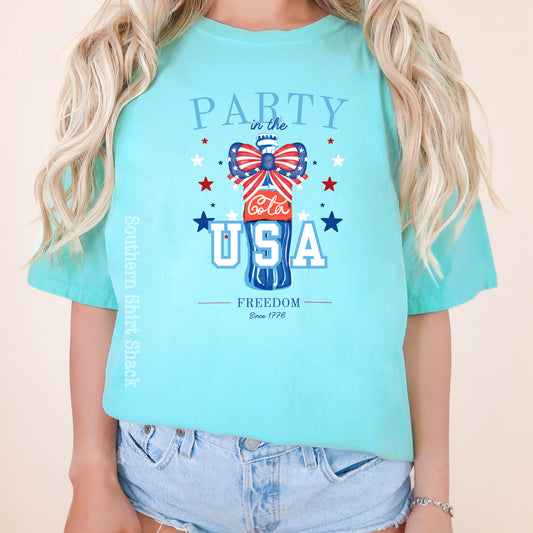 Cola Party in the USA CC tee
