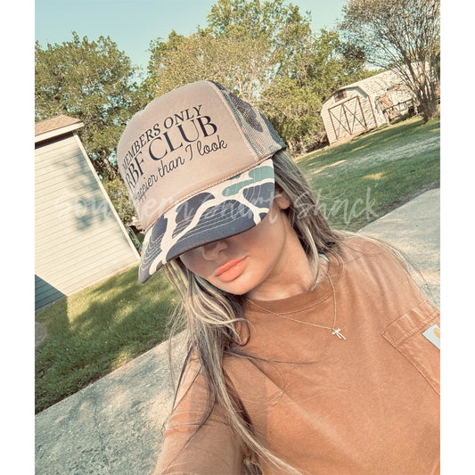 Members only RBF club trucker hat