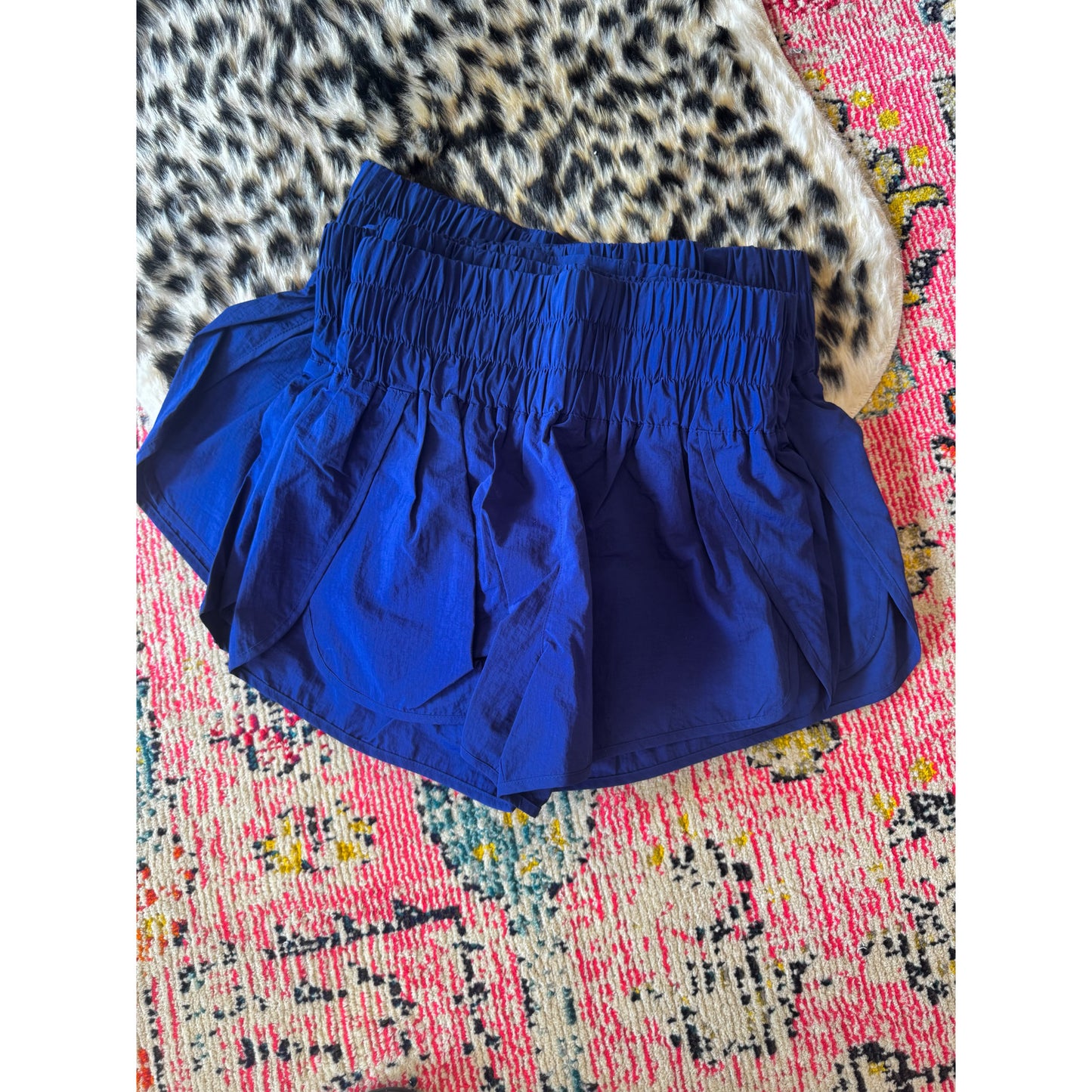 Navy windbreaker shorts