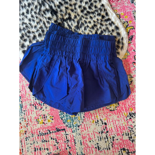 Navy windbreaker shorts