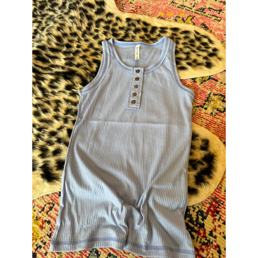 Blue tank size S