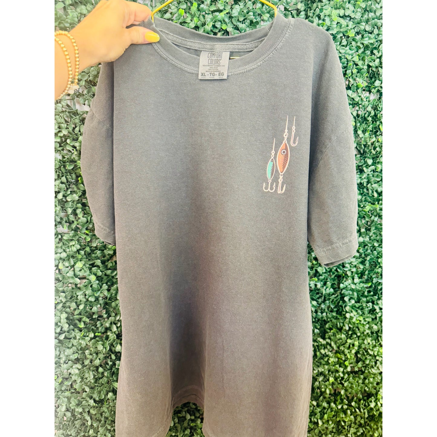 Fishers of Men  Youth Size | Pepper Comfort Colors Tee